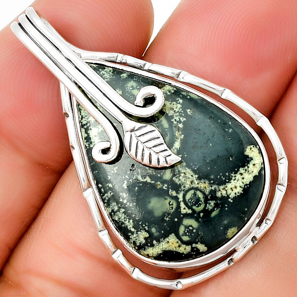 Natural Star Galaxy Jasper Pendant P-1643 SDP131537