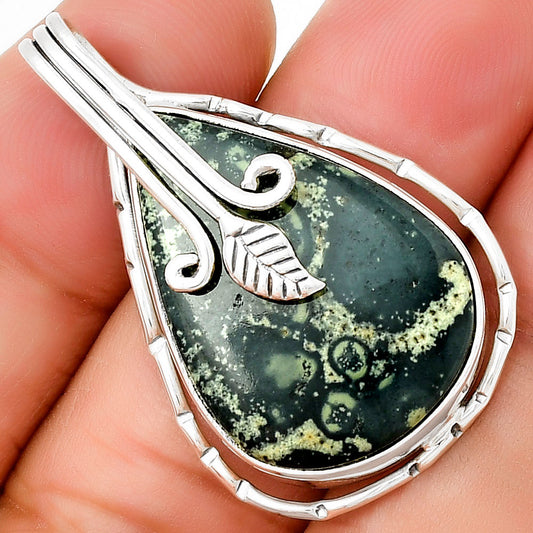 Natural Star Galaxy Jasper Pendant P-1643 SDP131537