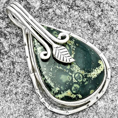 Natural Star Galaxy Jasper Pendant P-1643 SDP131537