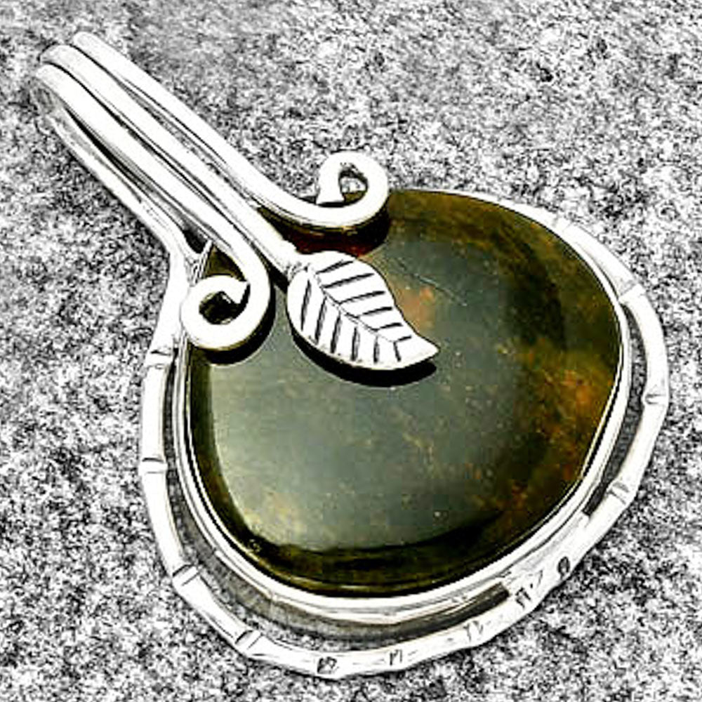 Natural Chrome Chalcedony Pendant P-1643 SDP131539