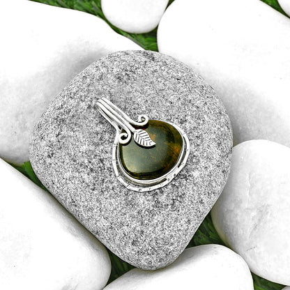 Natural Chrome Chalcedony Pendant P-1643 SDP131539