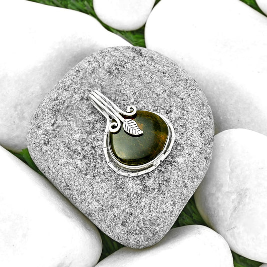 Natural Chrome Chalcedony Pendant P-1643 SDP131539