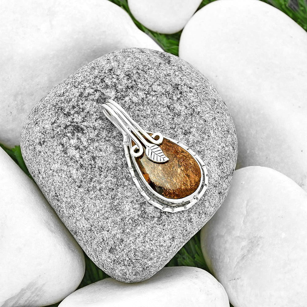 Natural Bronzite Pendant P-1643 SDP131544