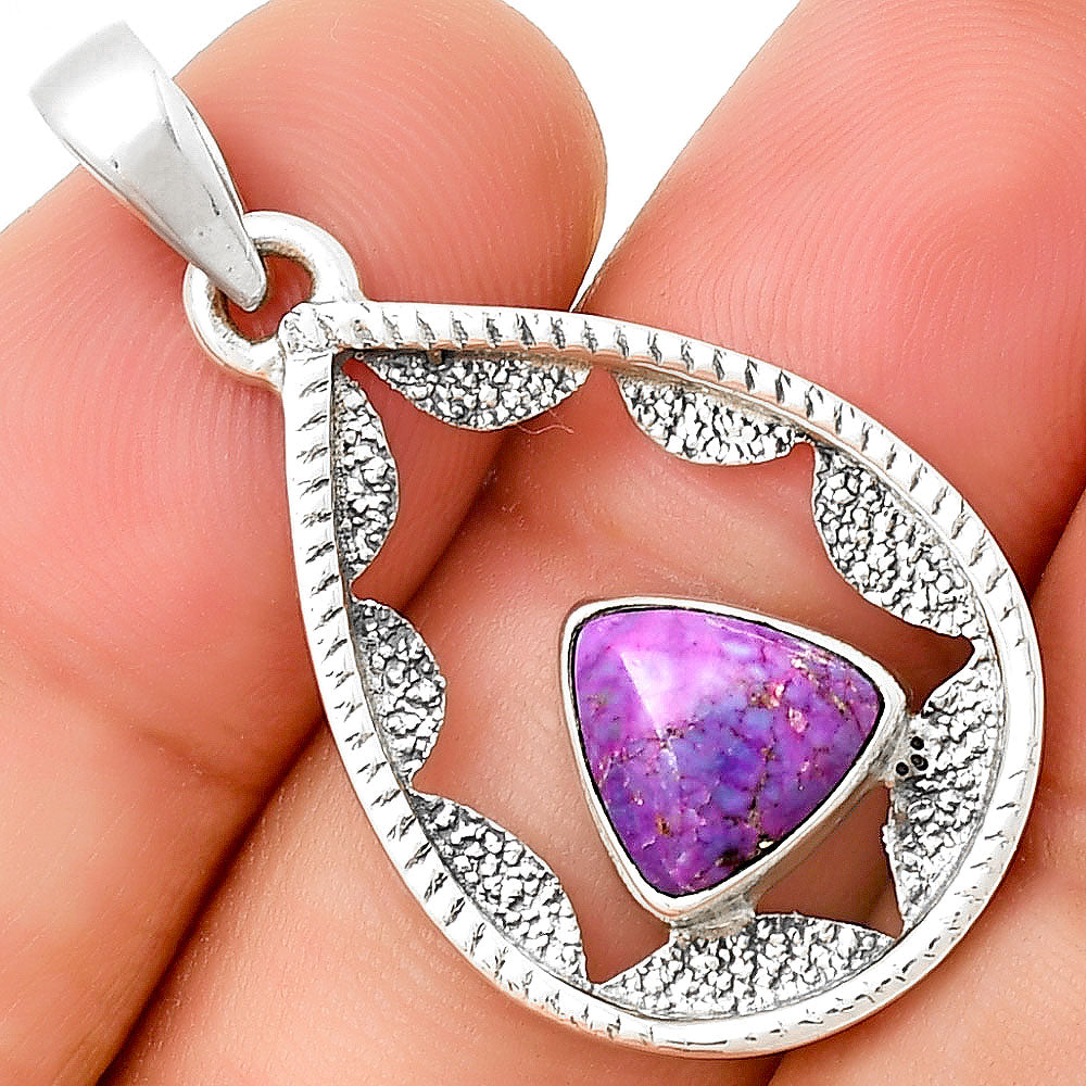 Copper Purple Turquoise - Arizona Pendant P-1631 SDP131574