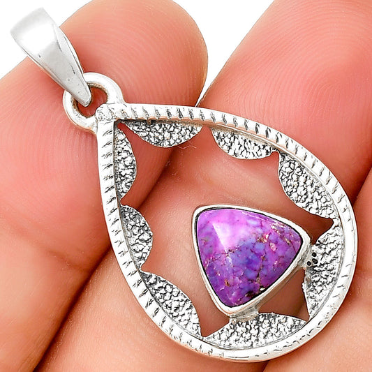 Copper Purple Turquoise - Arizona Pendant P-1631 SDP131574