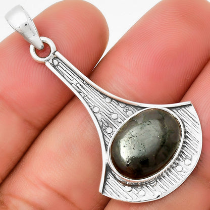 Natural Indigo Gabbro Pendant P-1195 SDP131583