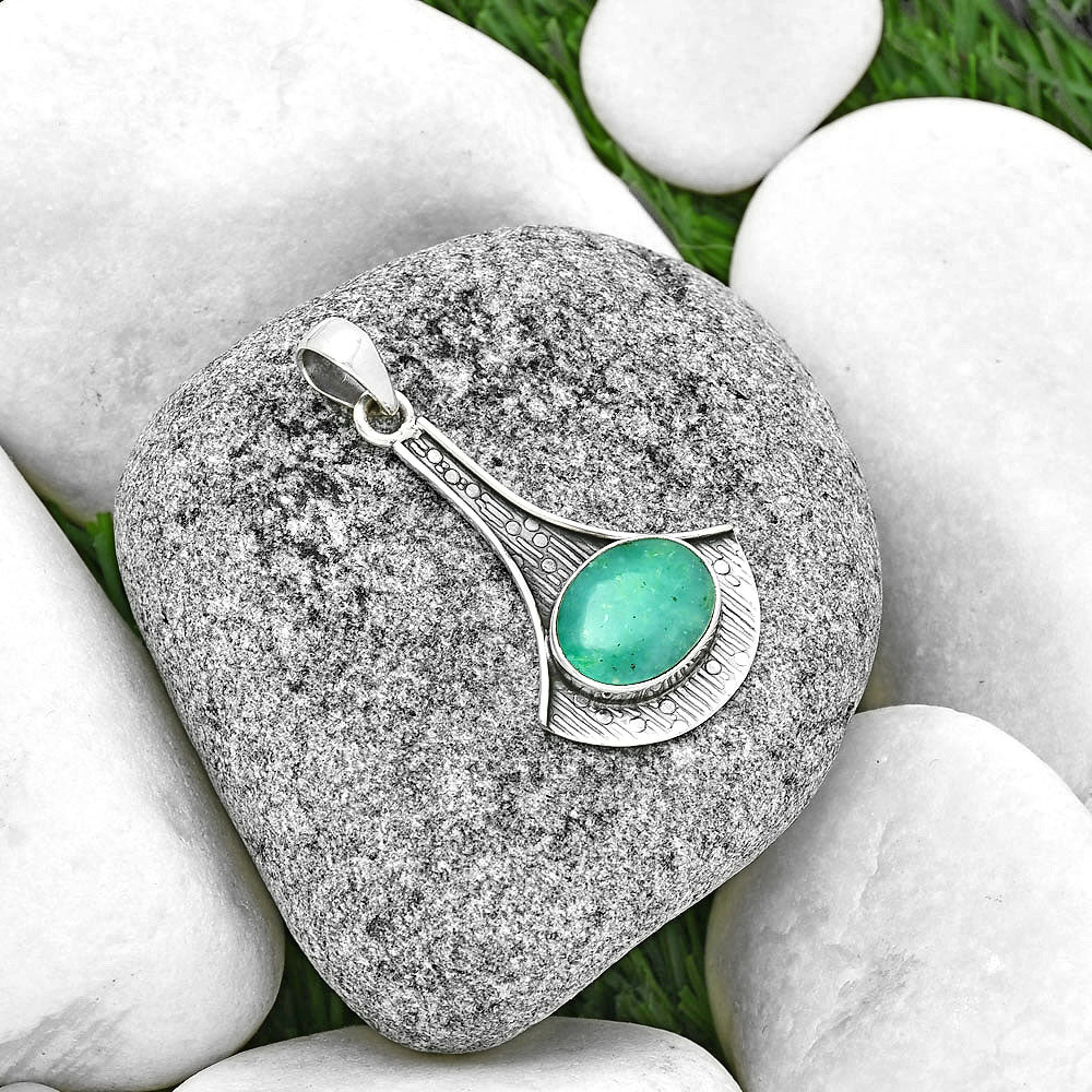 Natural Paraiba Amazonite Pendant P-1195 SDP131589