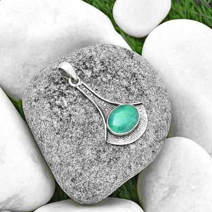 Natural Paraiba Amazonite Pendant P-1195 SDP131589