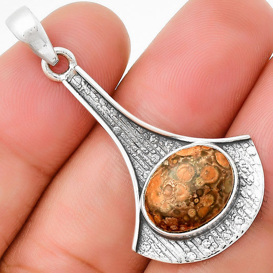 Natural Poppy Jasper Pendant P-1195 SDP131597