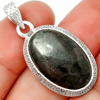 Natural Indigo Gabbro Pendant P-1538 SDP131704