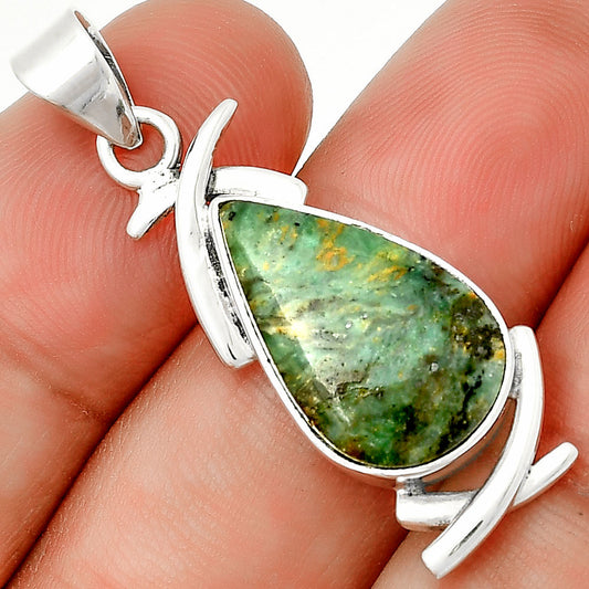 Natural Larsonite Jasper Pendant P-1428 SDP131719