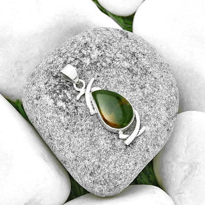 Natural Chrome Chalcedony Pendant P-1428 SDP131733