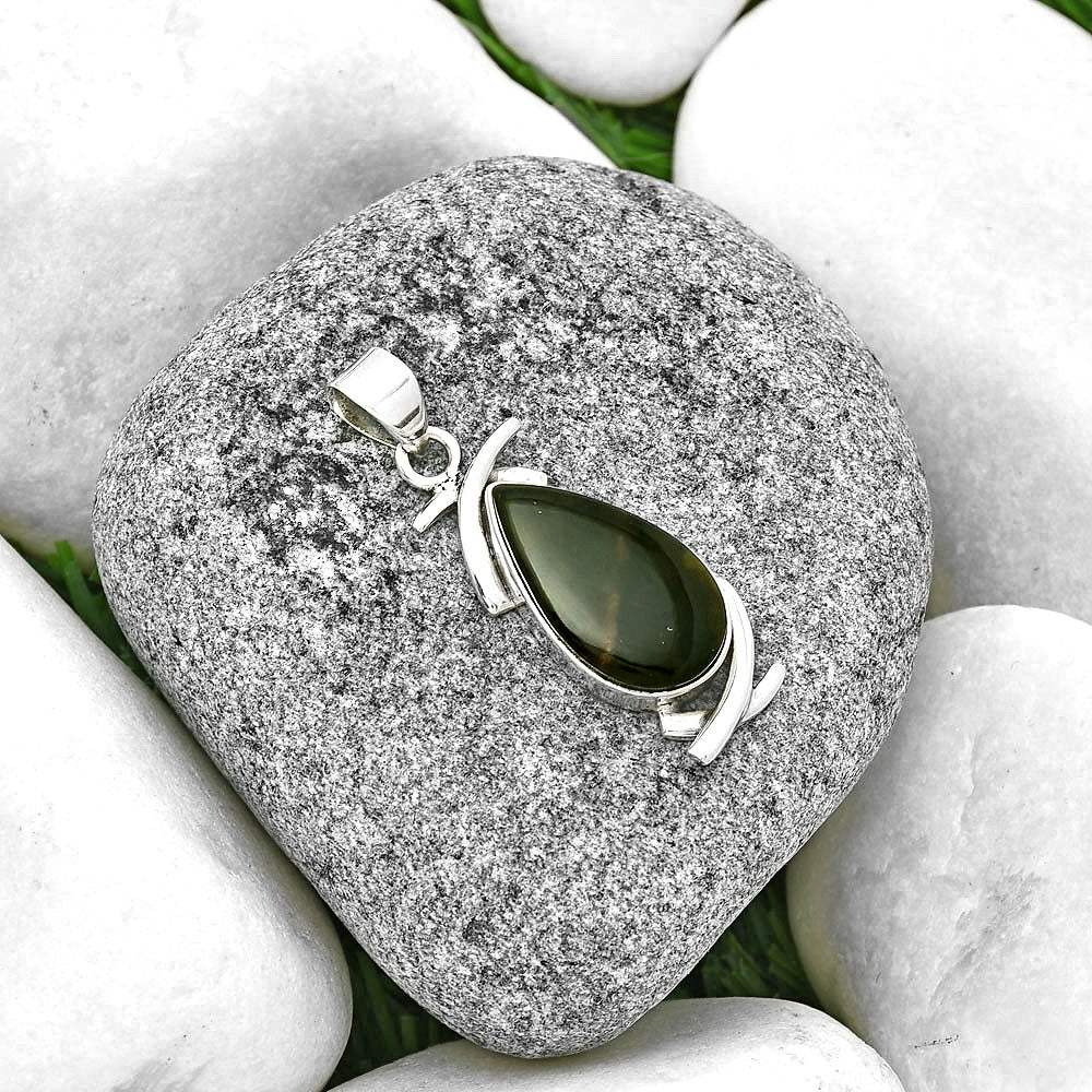 Natural Chrome Chalcedony Pendant P-1428 SDP131736