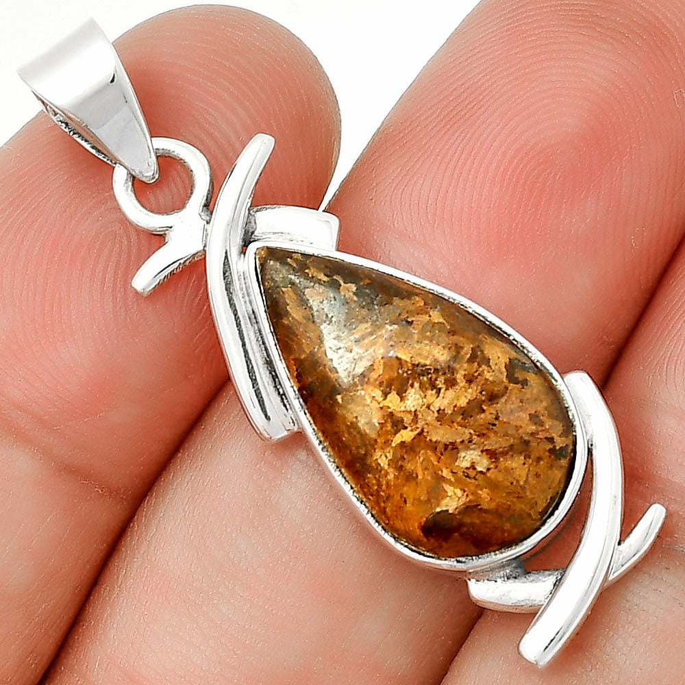 Natural Bronzite Pendant P-1428 SDP131737