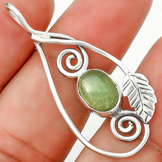 Natural Green Aventurine Pendant P-1221 SDP131742