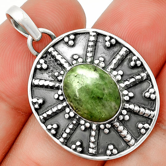 Natural Larsonite Jasper Pendant P-1465 SDP131747