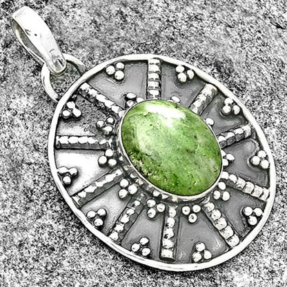 Natural Larsonite Jasper Pendant P-1465 SDP131747