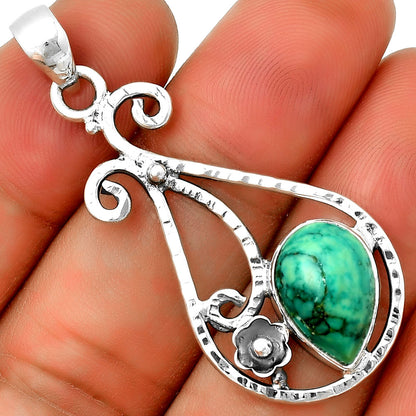 Natural Turquoise Magnesite Pendant P-1714 SDP131872