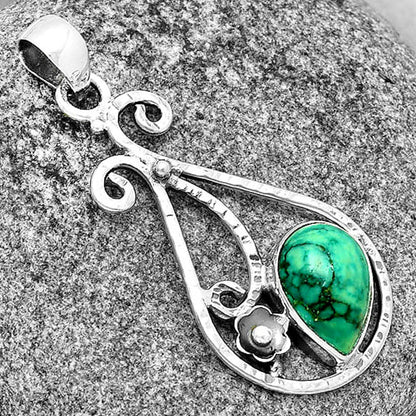 Natural Turquoise Magnesite Pendant P-1714 SDP131872