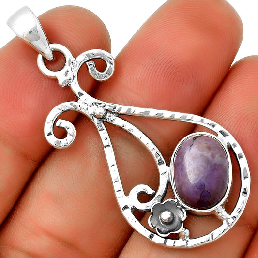 Natural Lavender Jade Pendant P-1714 SDP131874