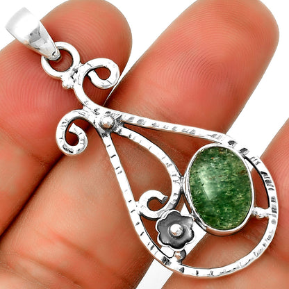 Natural Green Aventurine Pendant P-1714 SDP131876