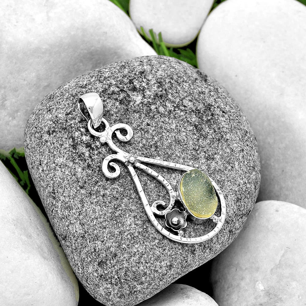 White Titanium Druzy Pendant P-1714 SDP131885