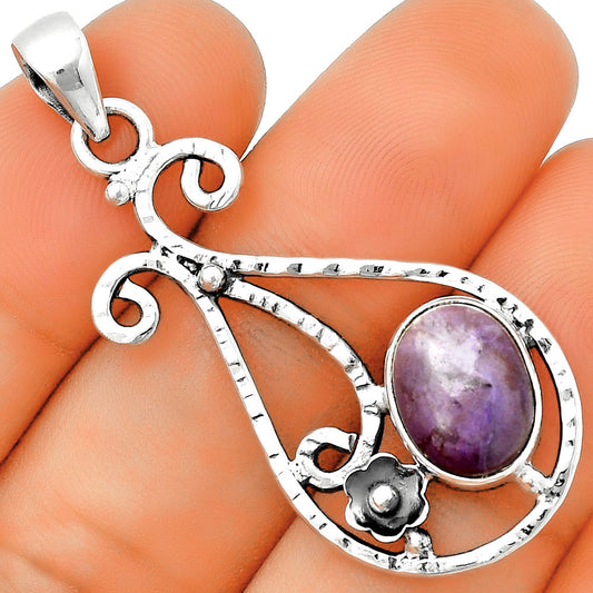 Natural Lavender Jade Pendant P-1714 SDP131891