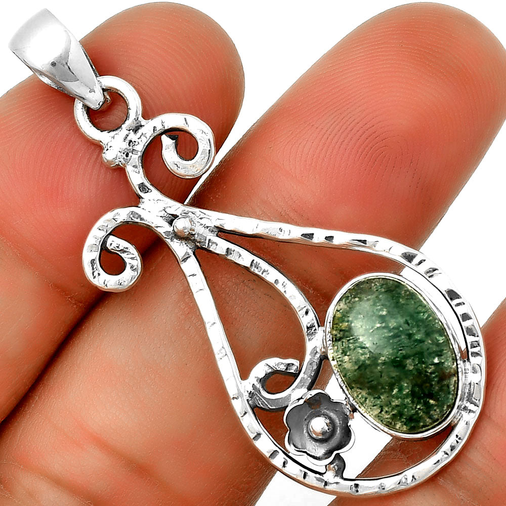 Natural Green Aventurine Pendant P-1714 SDP131892