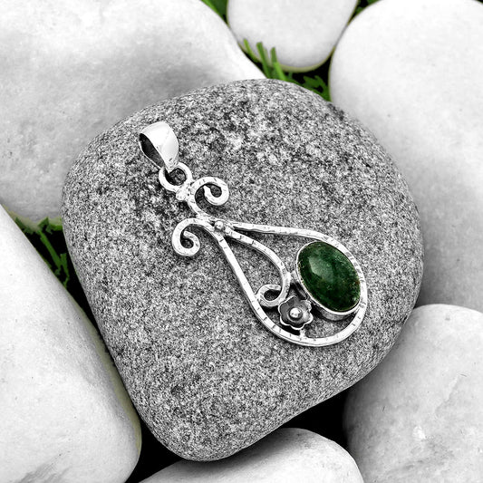 Natural Green Aventurine Pendant P-1714 SDP131892
