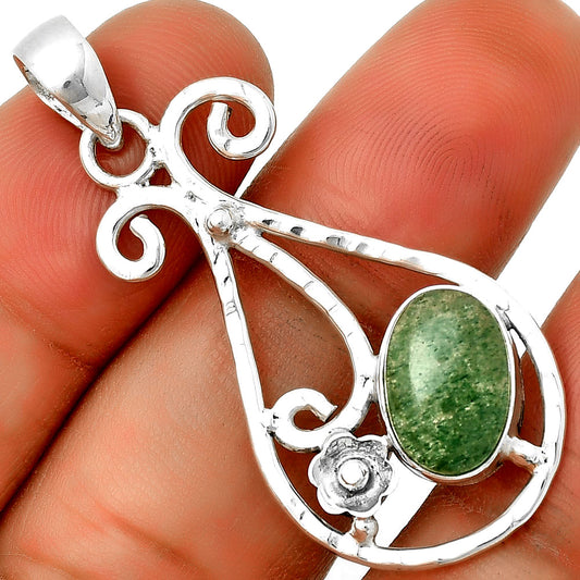 Natural Green Aventurine Pendant P-1714 SDP131903