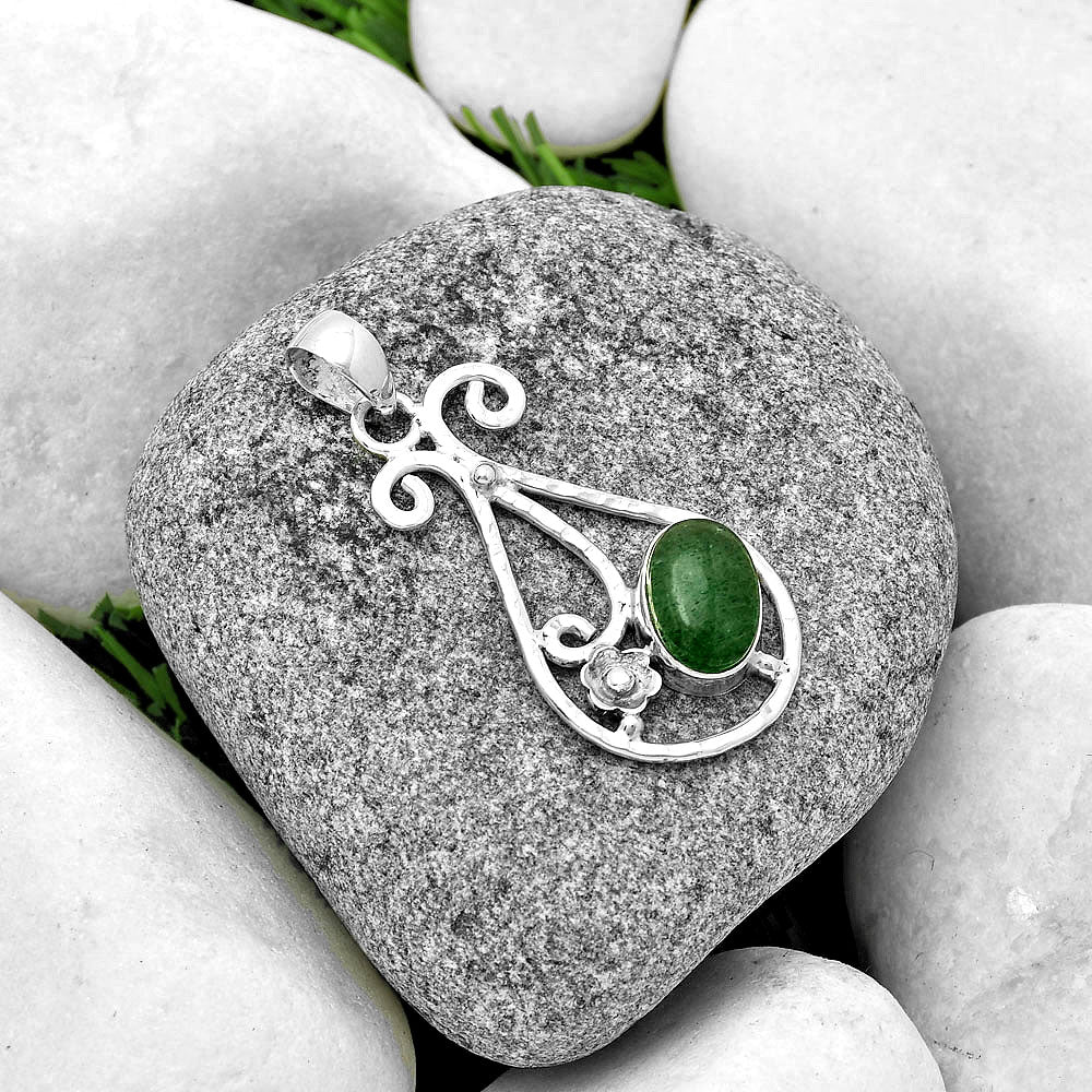 Natural Green Aventurine Pendant P-1714 SDP131903