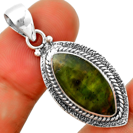 Natural Chrome Chalcedony Pendant P-1181 SDP131969