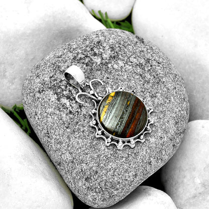 Natural Iron Tiger Eye Pendant P-1249 SDP131970