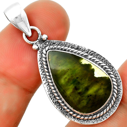 Natural Chrome Chalcedony Pendant P-1181 SDP131976