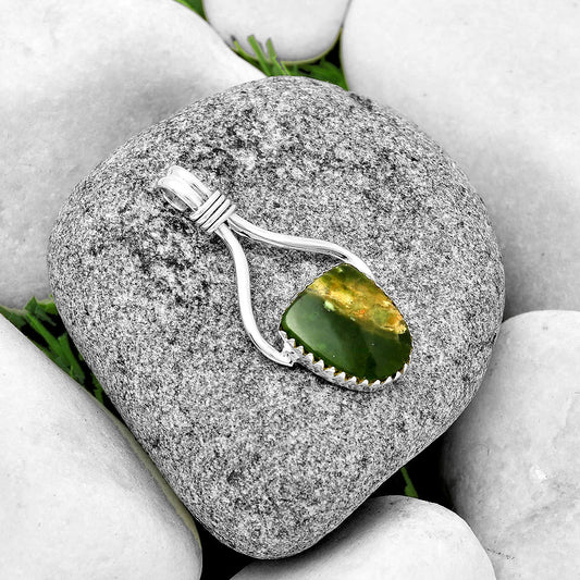 Natural Chrome Chalcedony Pendant P-1587 SDP131983