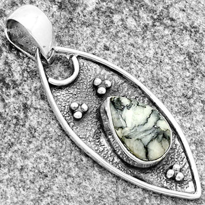 Natural Pinolith Stone Pendant P-1524 SDP132037