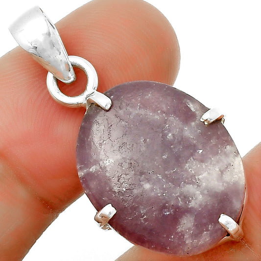 Natural Purple Lepidolite Pendant P-1013 SDP132109