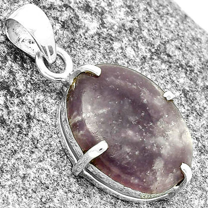 Natural Purple Lepidolite Pendant P-1013 SDP132109