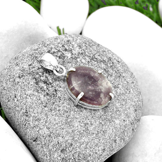 Natural Purple Lepidolite Pendant P-1013 SDP132109