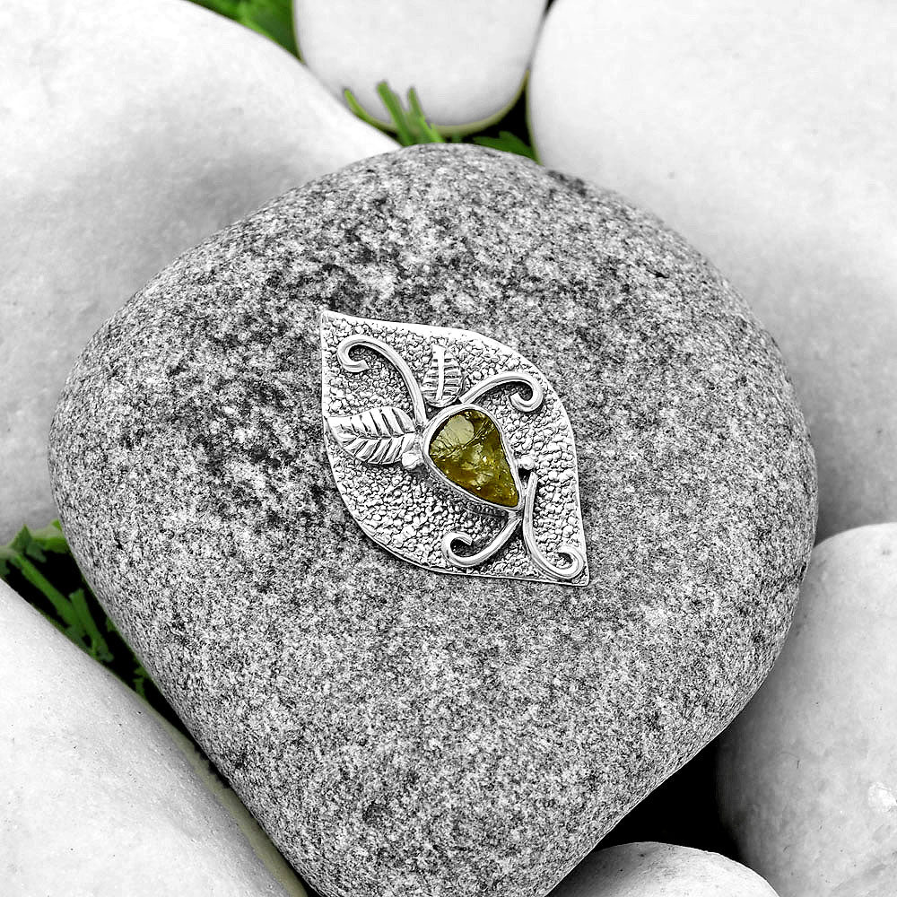 Natural Rare Kornerupine Rough Pendant P-1518 SDP132181