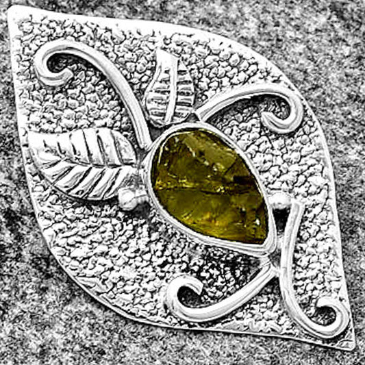 Natural Rare Kornerupine Rough Pendant P-1518 SDP132184