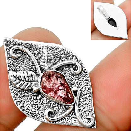 Natural Pink Tourmaline Rough Pendant P-1518 SDP132186