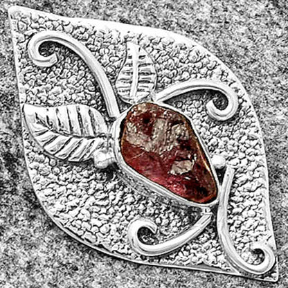 Natural Pink Tourmaline Rough Pendant P-1518 SDP132186