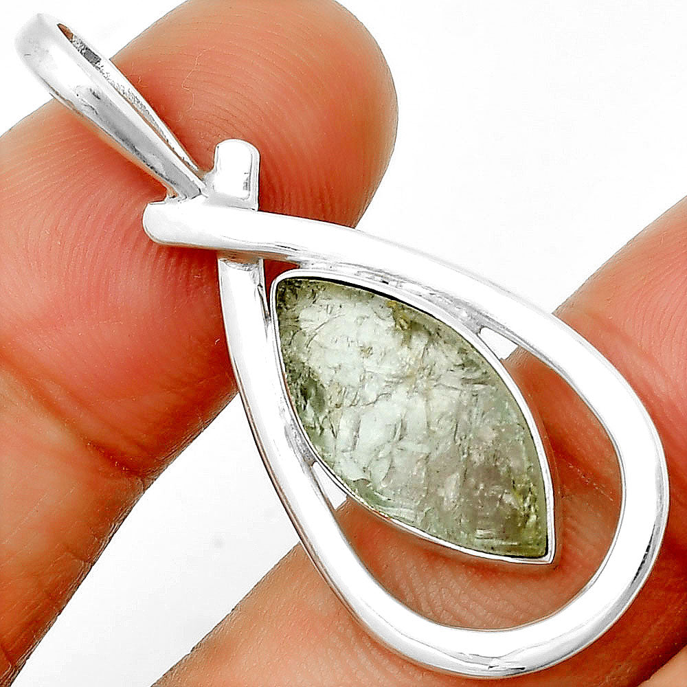 Natural Aquamarine Rough - Brazil Pendant P-1314 SDP132209