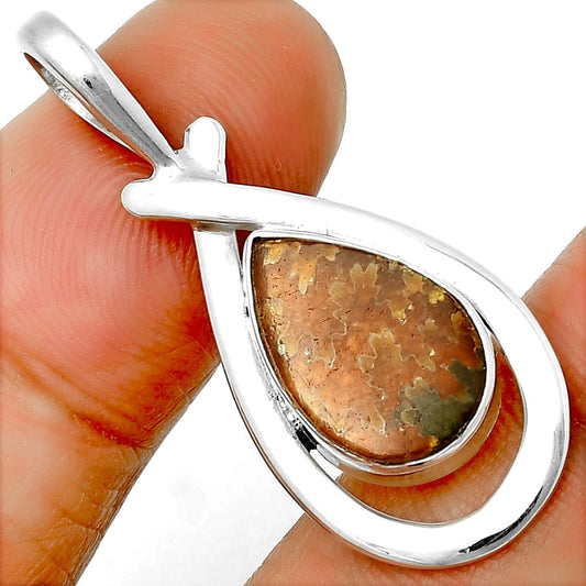 Natural Sutured Ammonite - Madagascar Pendant P-1314 SDP132214