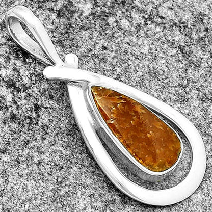 Natural Sutured Ammonite - Madagascar Pendant P-1314 SDP132226