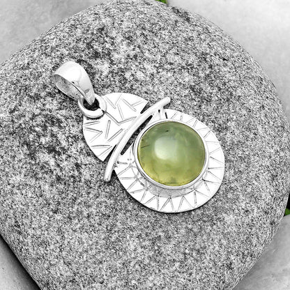 Natural Prehnite Pendant P-1191 SDP132382