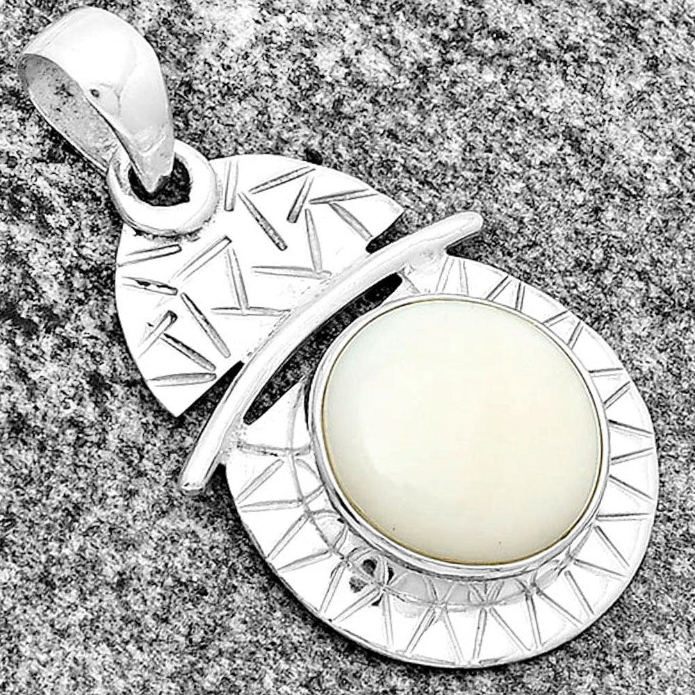Natural White Opal Pendant P-1191 SDP132388