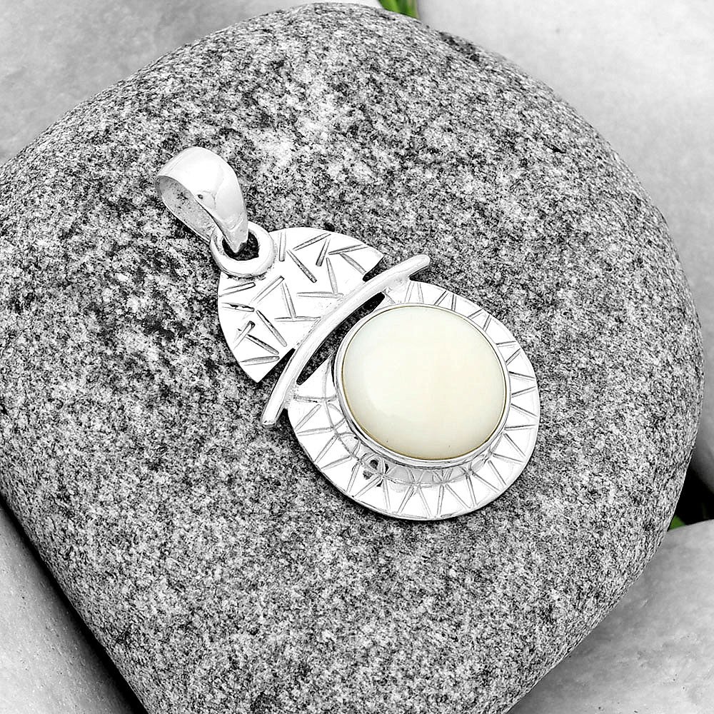 Natural White Opal Pendant P-1191 SDP132388