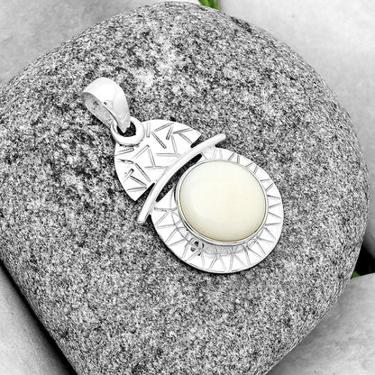 Natural White Opal Pendant P-1191 SDP132388